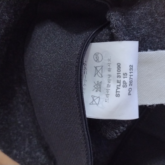 J Crew Gray Ponte Knit Pixie Pant w Exposed Back Zip 31090 - Picture 14 of 15